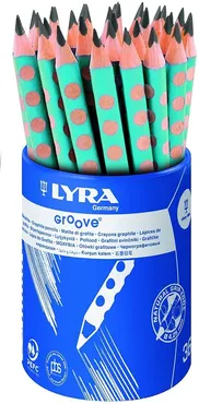 Ołówki B Lyra Groove Jumbo Turkus Kubek 36 sztuk
