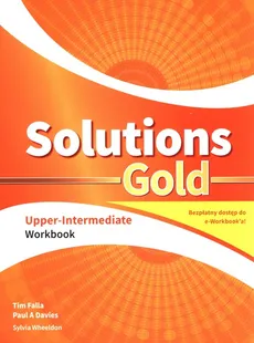 Solutions Gold Upper-Intermediate Workbook + e-Workbook - Outlet - Davies Paul A, Tim Falla, Sylvia Wheeldon