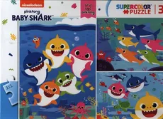 Puzzle Supercolor 3x48 Baby Shark