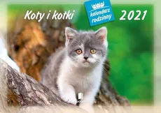 Kalendarz 2021 WL09 Koty i kotki Kalendarz Rodzinny 5 sztuk