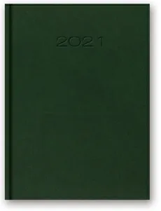 Kalendarz 2021 A5 dzienny z registrem oprawa vivella zielony