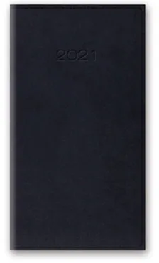 Kalendarz 2021 11T A6 kieszonkowy granatowy vivella