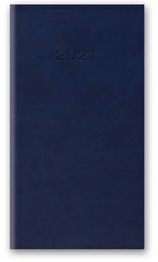 Kalendarz 2021 11T A6 kieszonkowy niebieski vivella