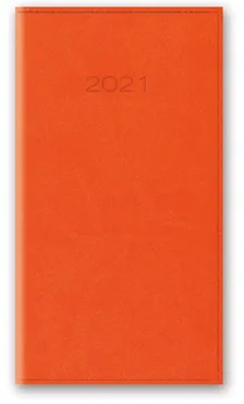 Kalendarz 2021 11T A6 kieszonkowy pomarańczowy vivella