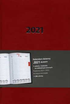 Kalendarz 2021 książkowy A5 dzienny ekonomiczny mix