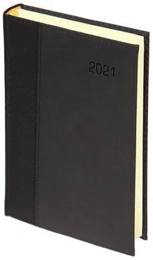 Kalendarz 2021 A5 D109K dzienny Carbon Paris czarny