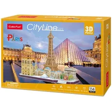 Puzzle 3D City mix wzorów