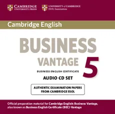 Cambridge English Business 5 Vantage Audio CDs