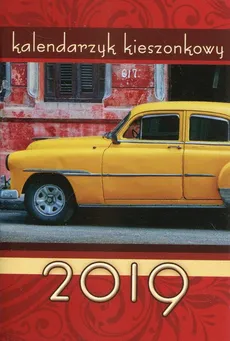 Kalendarz 2019 kieszonkowy Kuba