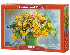 Puzzle 1000 Spring Flowers in Green Vase