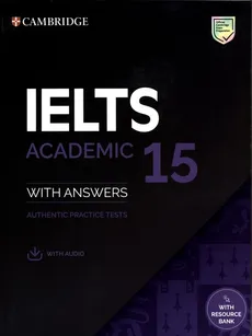 IELTS 15 Academic Student's Book with Answers with Audio with Resource Bank - Outlet