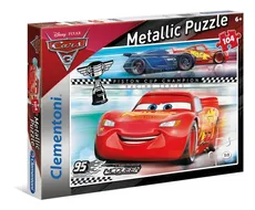 Puzzle SuperColor Metallic 104 Cars 3 - Outlet