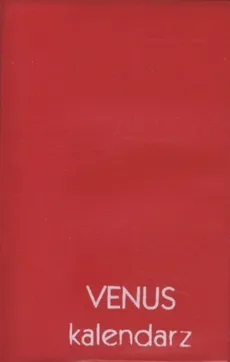 Kalendarz 2019 Venus czerwień - Outlet