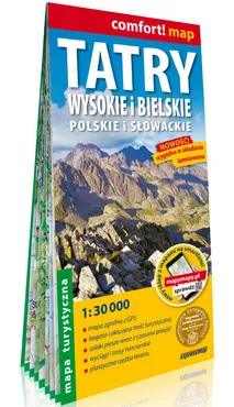 Tatry Wysokie i Bielskie polskie i słowackie laminowana mapa turystyczna 1:30 000