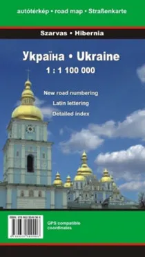 Ukraina 1:1100000 Mapa samochodowa