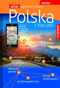 Atlas samochodowy Polski 1: 300 000 - Outlet