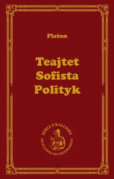 Teajtet Sofista Polityk - Outlet - Platon