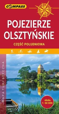 Pojezierze Olsztyńskie część południowa mapa turystyczna 1:50 000