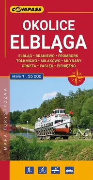 Okolice Elbląga mapa turystyczna 1:55 000