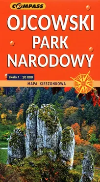 Ojcowski Park Narodowy mapa kieszonkowa 1:20 000