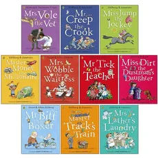 Happy Families Collection 10 Books Set - Allan Ahlberg - Outlet