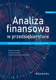 Analiza finansowa w przedsiębiorstwie - Outlet - Beata Kotowska, Aldona Uziębło, Olga Wyszkowska-Kaniewska