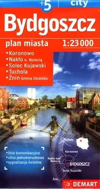 Bydgoszcz +5 plan miasta 1:23 000 - Outlet