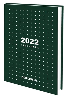Kalendarz książkowy 2022 Narcissus A6 tygodniowy zielony