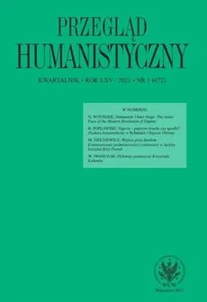 Przegląd Humanistyczny 2021/01