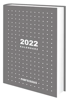 Kalendarz książkowy 2022 Narcissus A5 dzienny szary