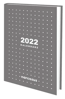 Kalendarz książkowy 2022 Narcissus A6 tygodniowy szary