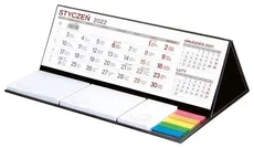 Kalendarz z notesem biurkowy MAXI czarny