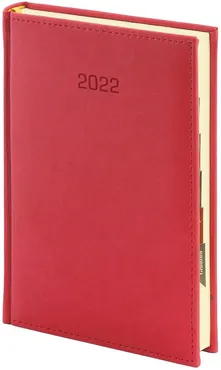 Kalendarz B5T z notesem Vivella czerwony
