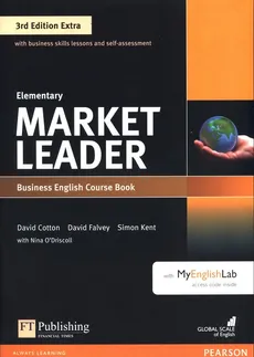 Market Leader 3rd Edition Extra Elementary Course Book with MyEnglishLab + DVD - David Cotton, David Falvey, Simon Kent