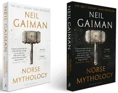 Norse Mythology mix okładek biała i czarna - Neil Gaiman