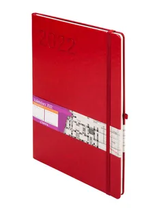 Kalendarz 2022 Formalizm A4 czerwony TDW