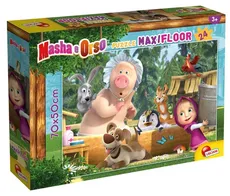 Puzzle Maxi 24 podłogowe Masza i Niedźwiedź