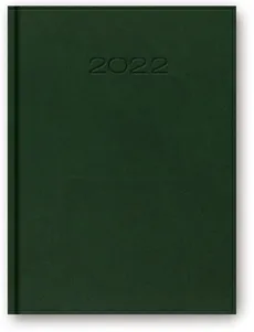 Kalendarz 2022 A5 dzienny z registrem oprawa vivella zielony