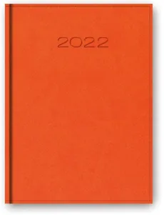 Kalendarz 2022 A5 dzienny  vivella pomańczowy