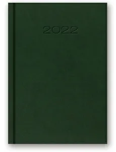 Kalendarz 2022 B6 dzienny oprawa vivella zielony