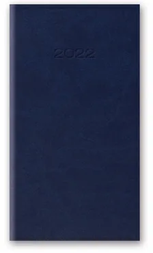 Kalendarz 2022 11T A6 kieszonkowy niebieski vivella