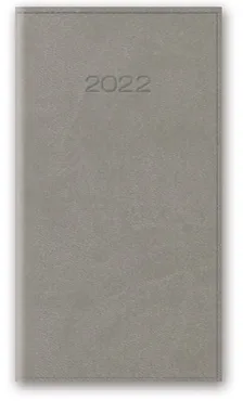 Kalendarz 2022 11T A6 kieszonkowy szary vivella