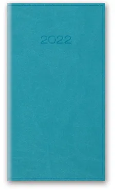 Kalendarz 2022 11T A6 kieszonkowy turkus vivella