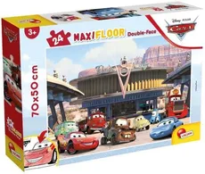 Puzzle podłogowe dwustronne Maxi 24 Disney Auta