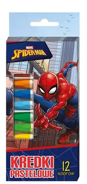 Kredki pastelowe Spider-Man 12 kolorów