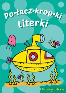 Literki Łódź podwodna Połącz Kropki