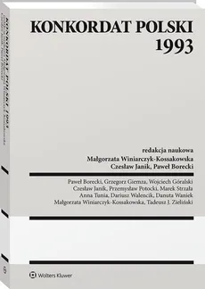 Konkordat polski 1993 - Paweł Borecki, Czesław Janik, Małgorzata Winiarczyk-Kossakowska
