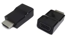 Adapter GEMBIRD A-HDMI-VGA-001 (HDMI M - D-Sub (VGA) F; kolor czarny)