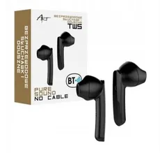 Słuchawki ART AP-TW-B3 (bezprzewodowe, z mikrofonem, TWS (USB-C) czarne)