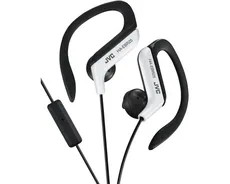 Słuchawki JVC HAE-BR25WE (douszne, sportowe, ze sterowaniem i  mikrofonem, white)